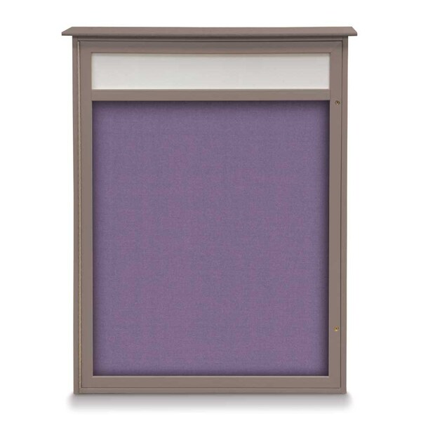 Single Door Enclosed Indoor Letterboard